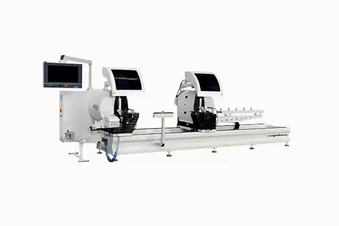 INO TESLA 40 Inside Outside Pneumatic Tilting Double Mitre Saw 4m INO TESLA 40 Inside Outside Pneumatic Tilting Double Mitre Saw 4m