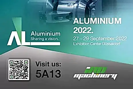 INO Machinery at Aluminium 2022 Fair Düsseldorf